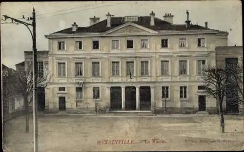 Ak Romainville Seine Saint Denis, Rathaus