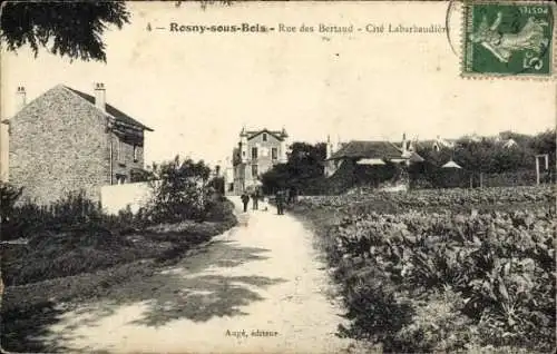Ak Rosny sous Bois Seine Saint Denis, Rue des Bertaud, Cite Labarbaudiere