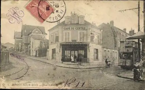 Ak Rosny sous Bois Seine Saint Denis, Rue d'Avron
