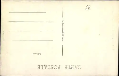 CPA Châtillon Coligny Loiret, un rue sur l'eau