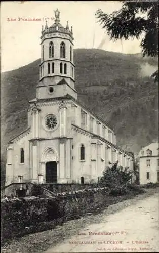 Ak Montauban de Luchon Haute Garonne, Kirche