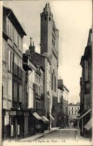 Ak Toulouse Haute Garonne, Eglise du Taur