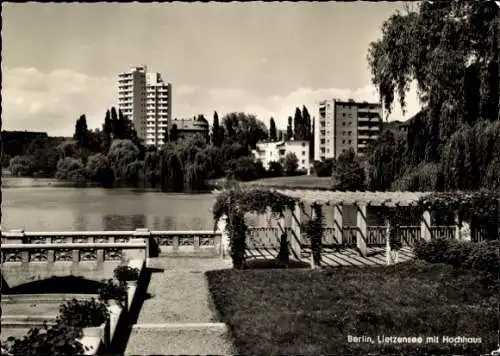 Ak Berlin Charlottenburg, Lietzensee, Hochhaus