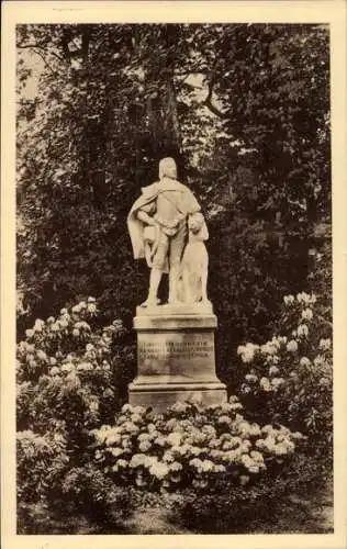 Ak Berlin Tiergarten, Denkmal Kurprinz Friedrich Wilhelm