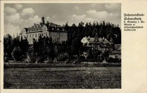 Ak Johannisbad Schmeckwitz Räckelwitz Oberlausitz, Luftkurort, Teilansicht