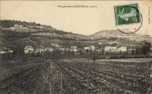 CPA Dausse Lot et Garonne, vue générale