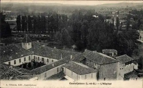 CPA Casteljaloux Lot et Garonne, Hôpital