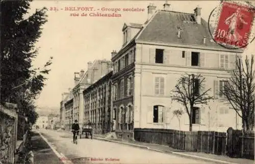 Ak Belfort Beffert Beffort Territoire de Belfort, Groupe scolaire, Rue de Châteaudun