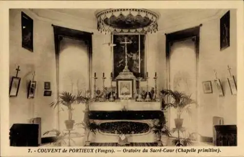 Ak Allarmont Vosges, Oratorium Sacré-Cœur, Kapelle, Kloster Portieux