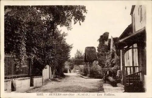 Ak Auvers sur Oise Val d'Oise, Les Vallees