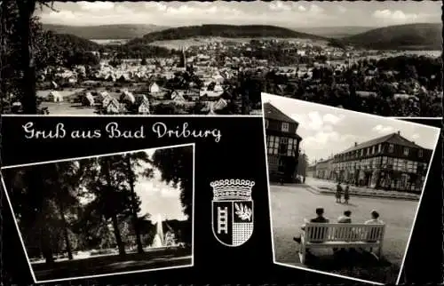 Ak Bad Driburg in Westfalen, Stadtansicht, Park, s Gebäude, 