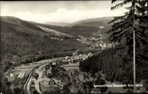 Ak Sitzendorf in Thüringen, Panorama