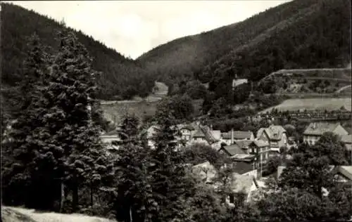 Ak Sitzendorf in Thüringen, Gesamtansicht