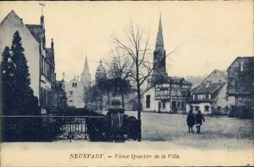 Ak Neustadt an der Weinstraße, Teilansicht, Kirche
