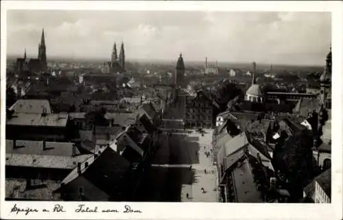 Ak Speyer am Rhein, Panoramablick,  Architektur, Stadtansicht