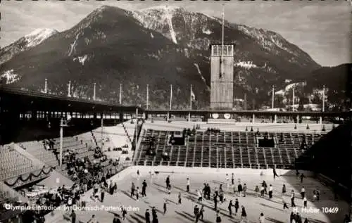 Ak Garmisch Partenkirchen in Oberbayern, Olympia-Eisstadion