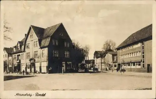 Ak Ahrensburg in Holstein, Ahrensburg-Rondel, Stadtansicht,  Gebäude, Straßenansicht