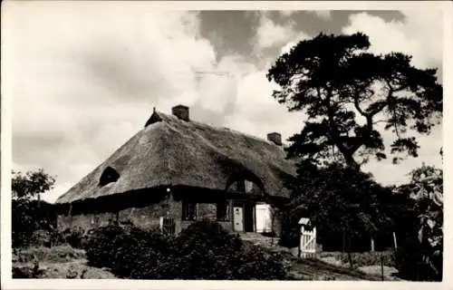 Foto Ak Wohnhaus, Reetdachhaus