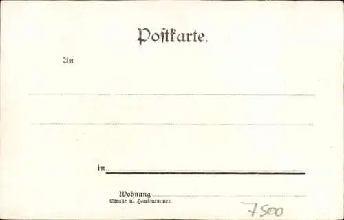 Ak Karlsruhe in Baden, Marktplatz, Kirche,  Gebäude