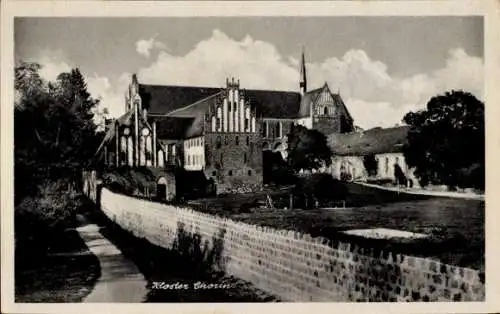 Ak Chorin in der Mark, Kloster  Zisterziensermönche, besterhaltene Klosterruine