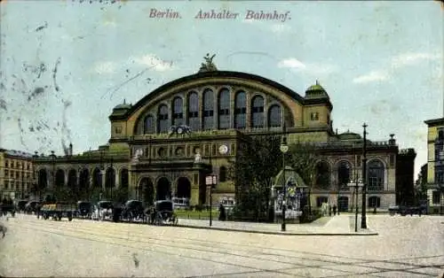 Ak Berlin Kreuzberg, Anhalter Bahnhof