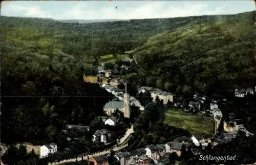 Ak Schlangenbad im Rheingau Taunus Kreis, Gesamtansicht der Stadt