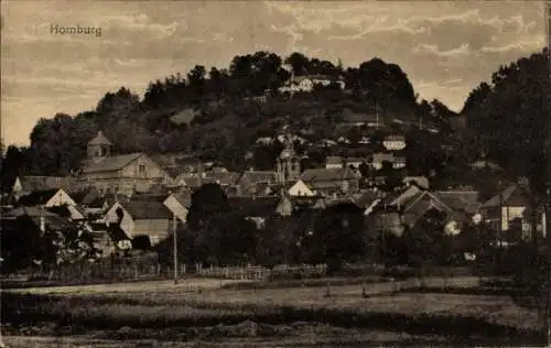 Ak Homburg im Saarland, Panorama vom Ort
