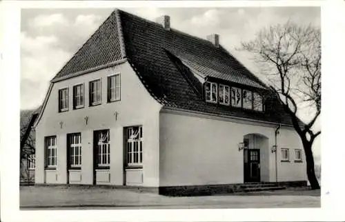 Ak Kührstedt Geestland in Niedersachsen, Großes Gebäude, Jugendheim, evangelische Kirche, Kührste