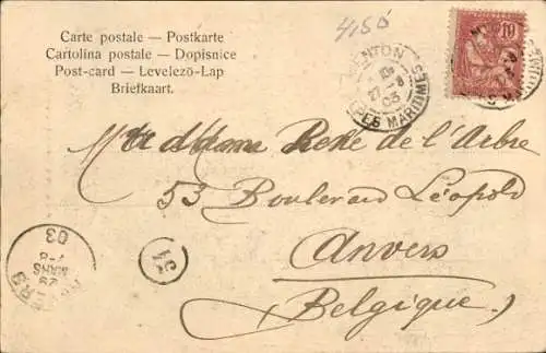 Ak Kronprinzessin Louise von Sachsen, André Giron, Portrait