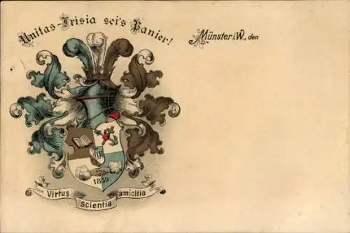 Studentika Ak Münster in Westfalen, Unitas Frisia seis Panier