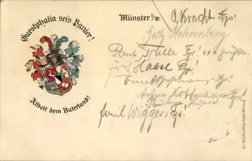 Studentika Litho Münster in Westfalen, Allzeit dem Vaterland