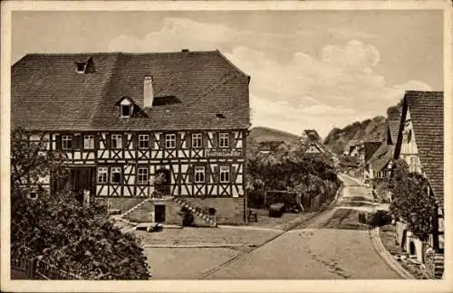 Ak Loffenau, Blick auf das Gasthaus zum Adler