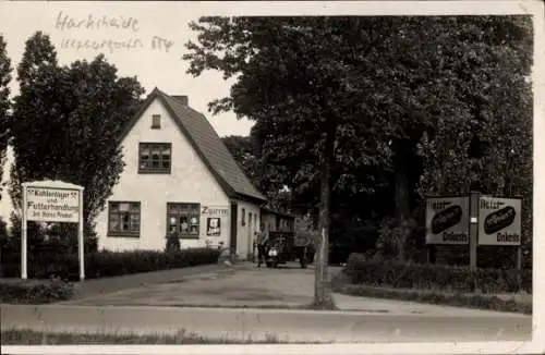 Ak Harksheide Norderstedt Schleswig-Holstein, Kohlenlager, Futterhandlung, Zigaretten, Briketts, 