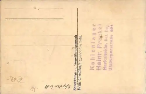 Ak Harksheide Norderstedt Schleswig-Holstein, Kohlenlager, Futterhandlung, Zigaretten, Briketts, 