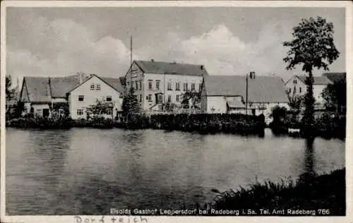 Ak Leppersdorf Wachau, Blick auf den Gasthof Eisold 