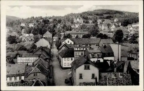 Ak Ilmenau in Thüringen, Stadtansicht, Dächer, grüne Hügel, Wohnhäuser