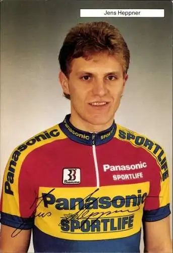 Ak Radrennfahrer Jens Heppner, Team Panasonic Sportlife, Portrait