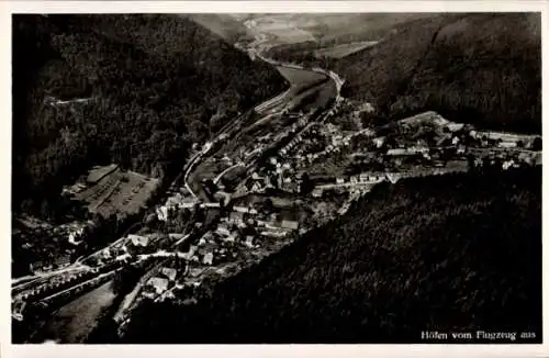 Ak Höfen an der Enz Schwarzwald, Luftaufnahme