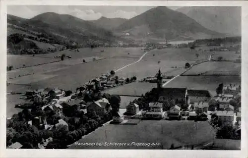 Ak Hausham in Oberbayern, Fliegeraufnahme