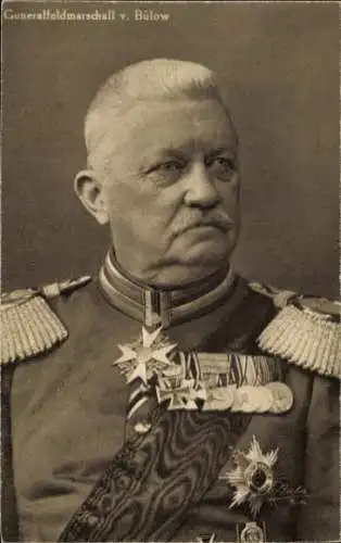 Ak Generalfeldmarschall von Bülow, Portrait