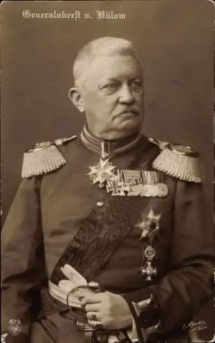 Ak Generaloberst von Bülow, Portrait in Uniform, Orden
