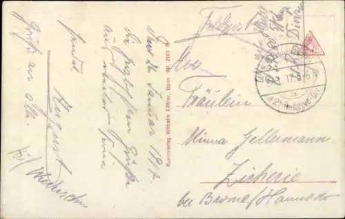 Ak Hurra, Brotkarte wieder da, Kleines Kind mit Brotkorb