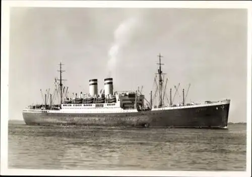 Ak Schnelldampfer Hamburg, HAPAG, Dampfschiff