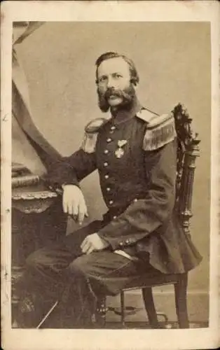 CdV Zar Alexander II., Porträt, Russischer Adel