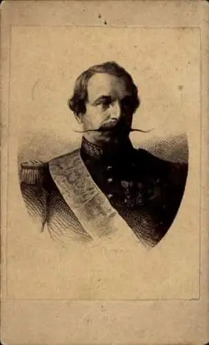 CdV Kaiser Napoleon III., Porträt