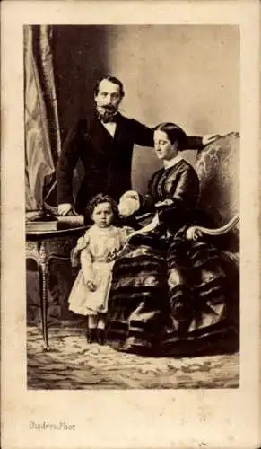 CdV Napoleon III, Eugenie de Montijo, Kaiserin von Frankreich