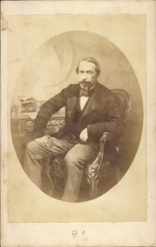 CdV Kaiser Napoleon III., Porträt