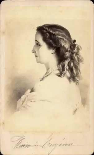 CdV Eugénie de Montijo, Kaiserin der Franzosen