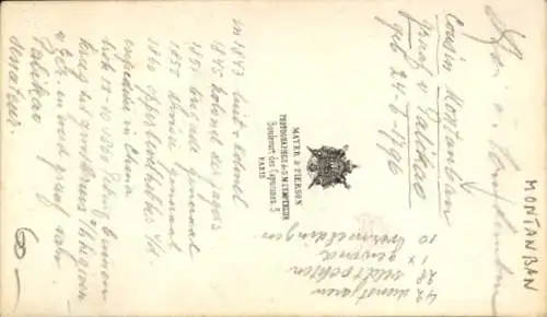 CdV König Wilhelm I. von Württemberg