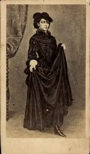 CdV Maria von Neapel, Porträt